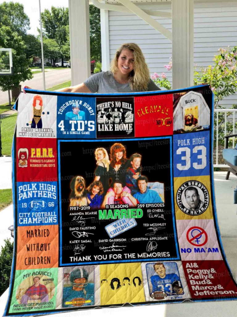 Married With Children 3D Quilt Blanket