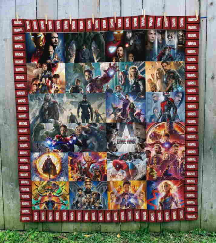 Marvel Cinematic Universe 3D Quilt Blanket