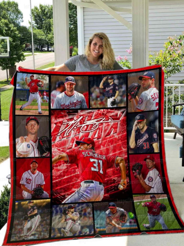 Max Scherzer Quilt Blanket