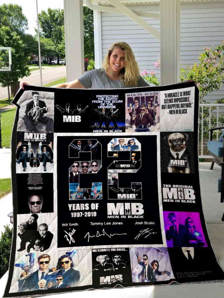 Men In Black Mib Quilt Blanket