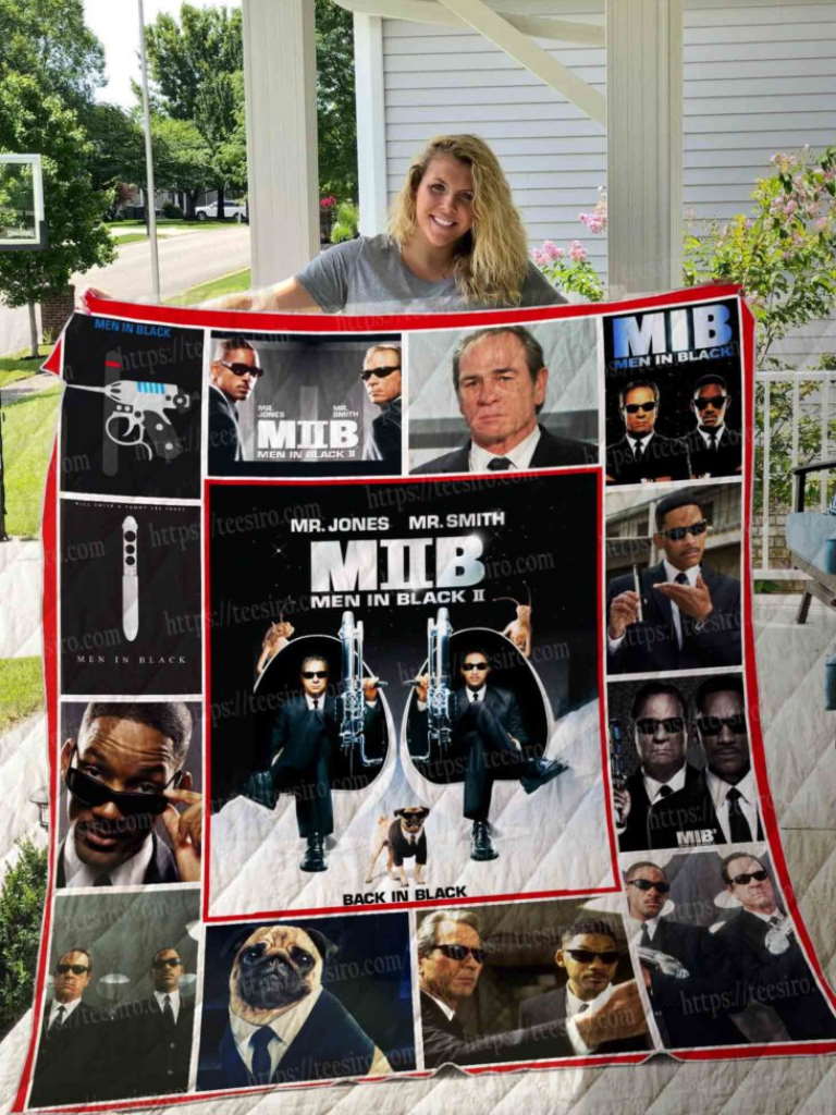 Men In Black Quilt Blanket