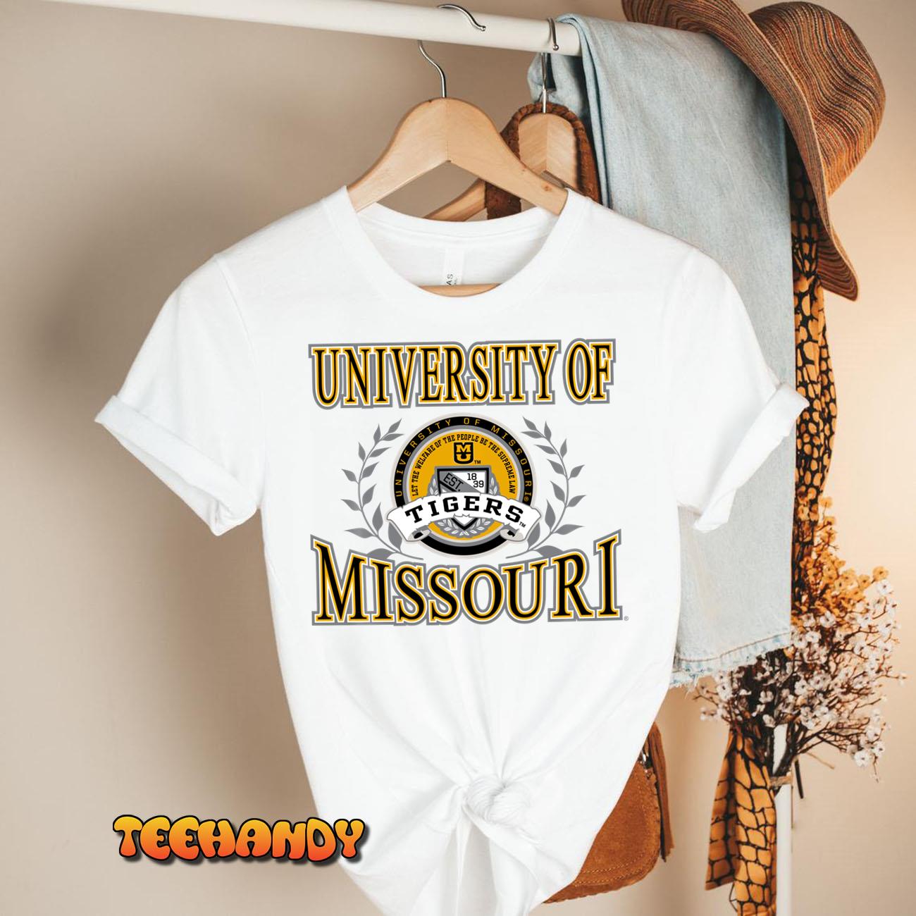 Missouri Tigers Laurels Logo Officially Licensed Long Sleeve T-Shirt