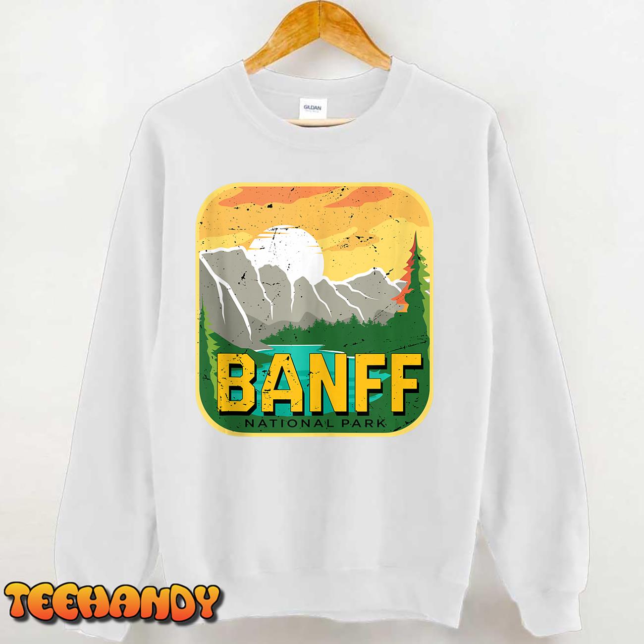 National Park Canada Alberta Banff Camping Mountains T Shirt