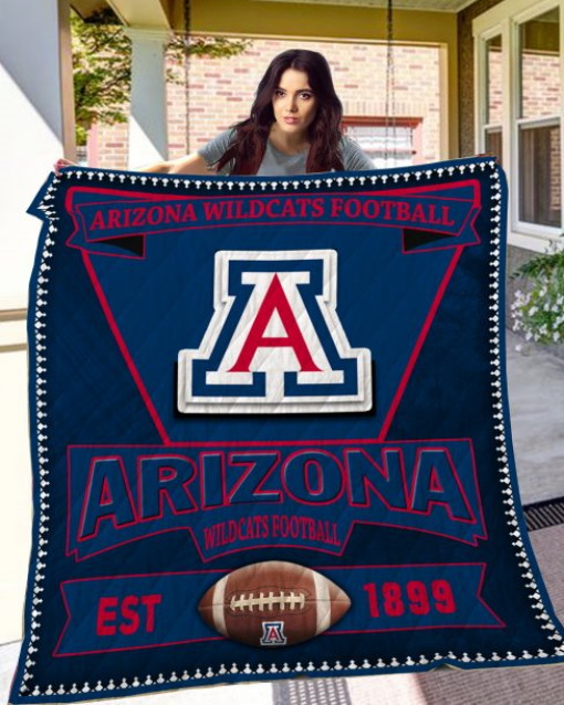 Ncaa Arizona Wildcats 3D Quilt Blanket