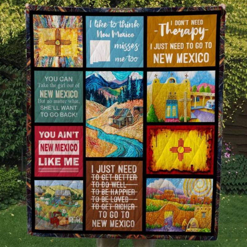 New Mexico1217 Quilt Blanket