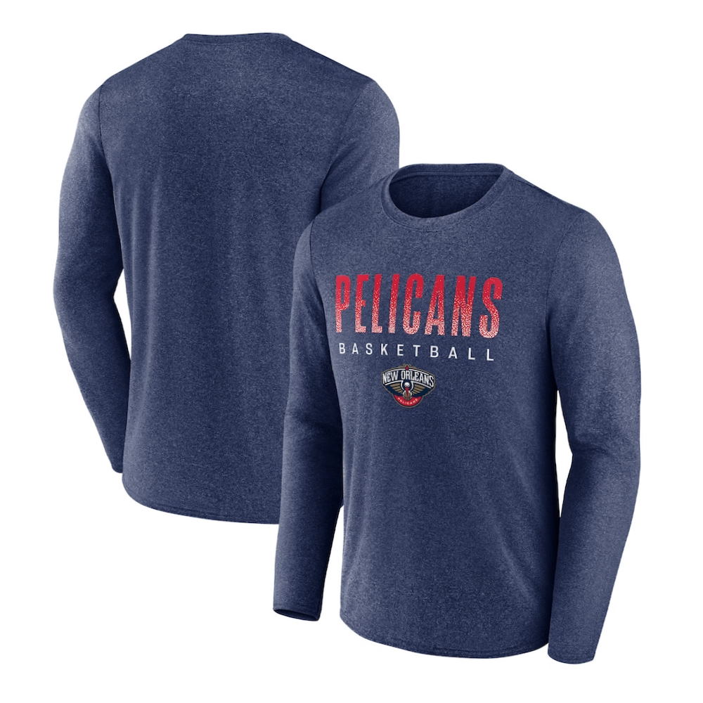 New Orleans Pelicans Where Legends Play Iconic Practice Long Sleeve T-Shirt