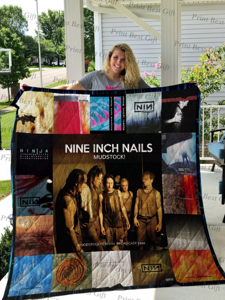 Nine Inch Nails Albums Cover Poster Quilt Blanket