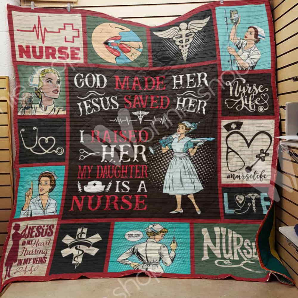 Nurse Mother 3D Quilt Blanket