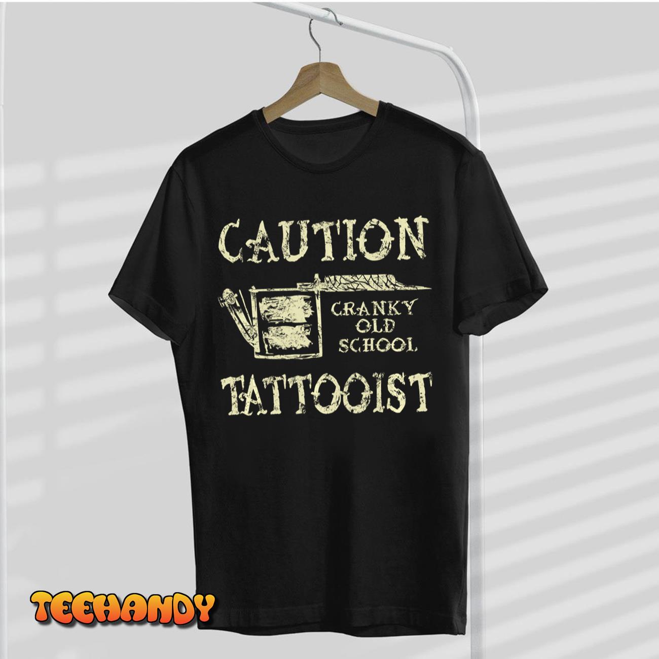 Old School Cranky Traditional Tattooist Machine Funny Quote Pullover Hoodie