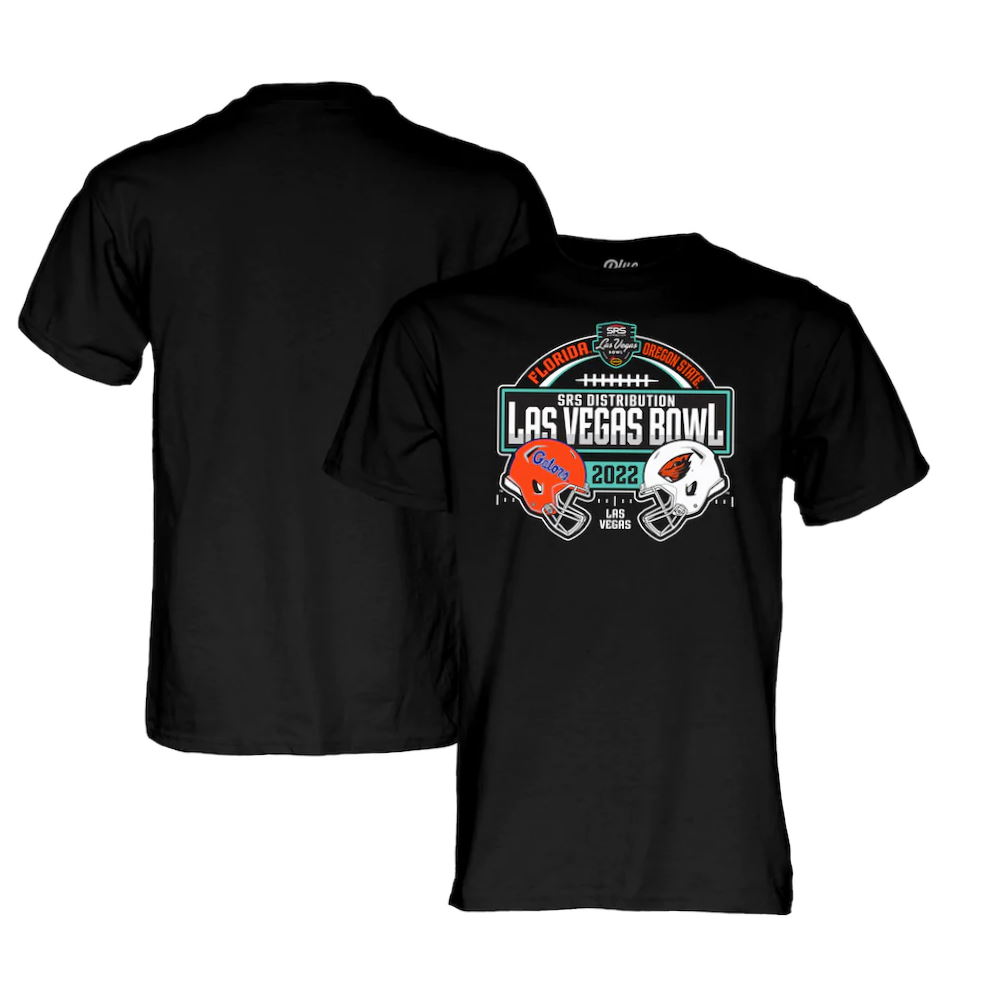 Oregon State Beavers vs. Florida Gators 2022 Las Vegas Bowl Matchup T-Shirt