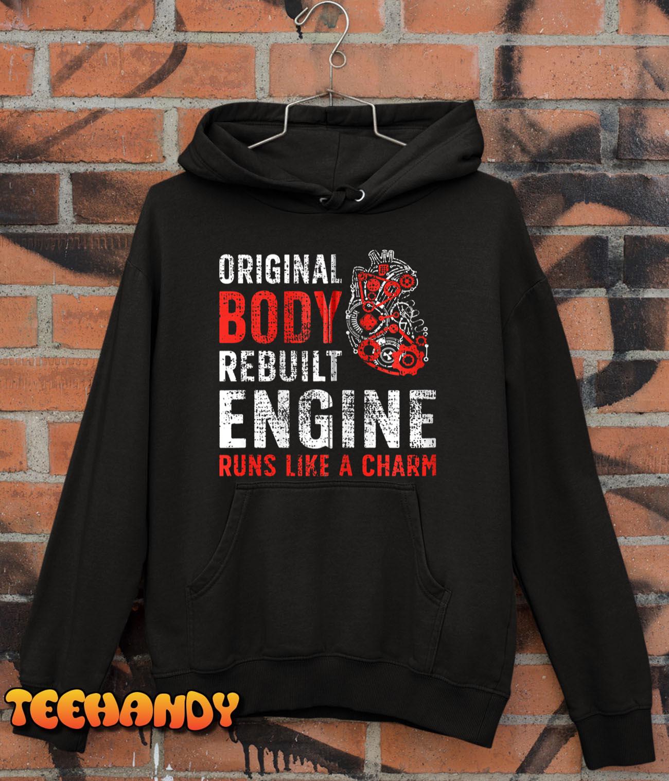 Original Body Rebuilt Engine Open Heart Surgery Recovery Zip Hoodie