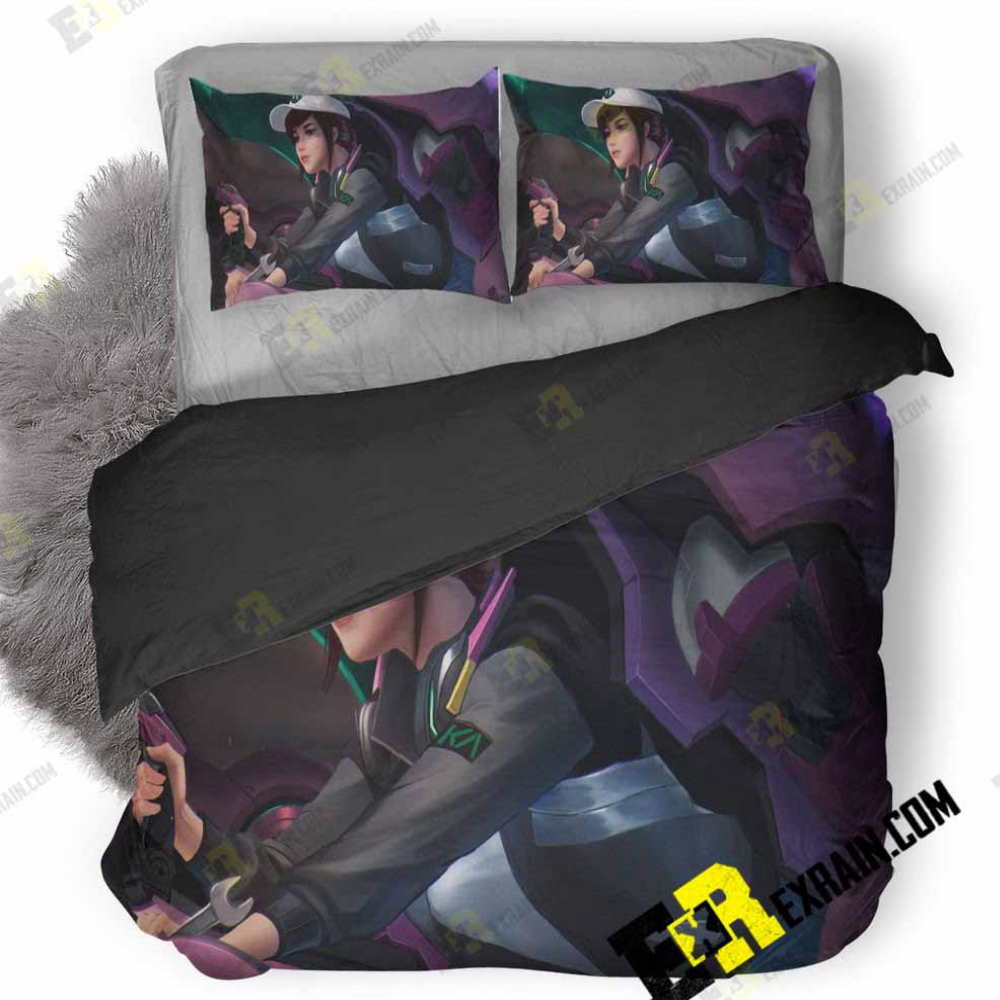 Overwatch Dva Artwork Hd Bedding Set