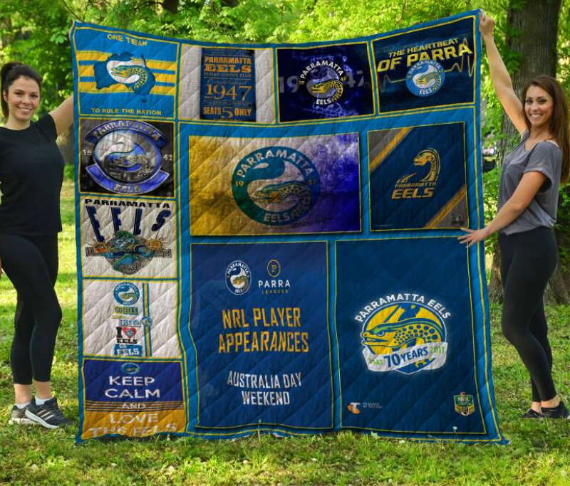 Parramatta Eels Quilt Blanket