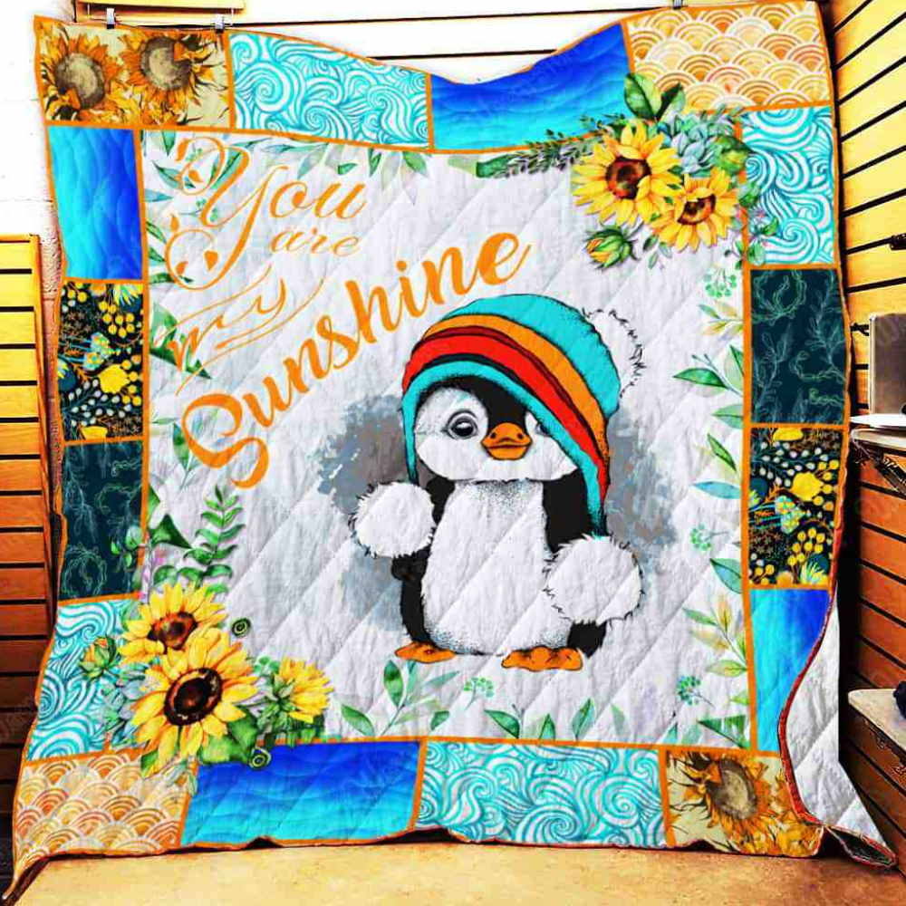 Penguin 3D Quilt Blanket