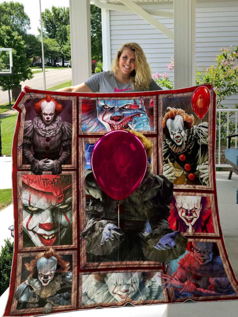 Pennywise 3D H89  Quilt Blanket