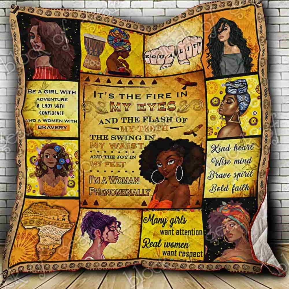 Phenomenal Woman 3D Quilt Blanket