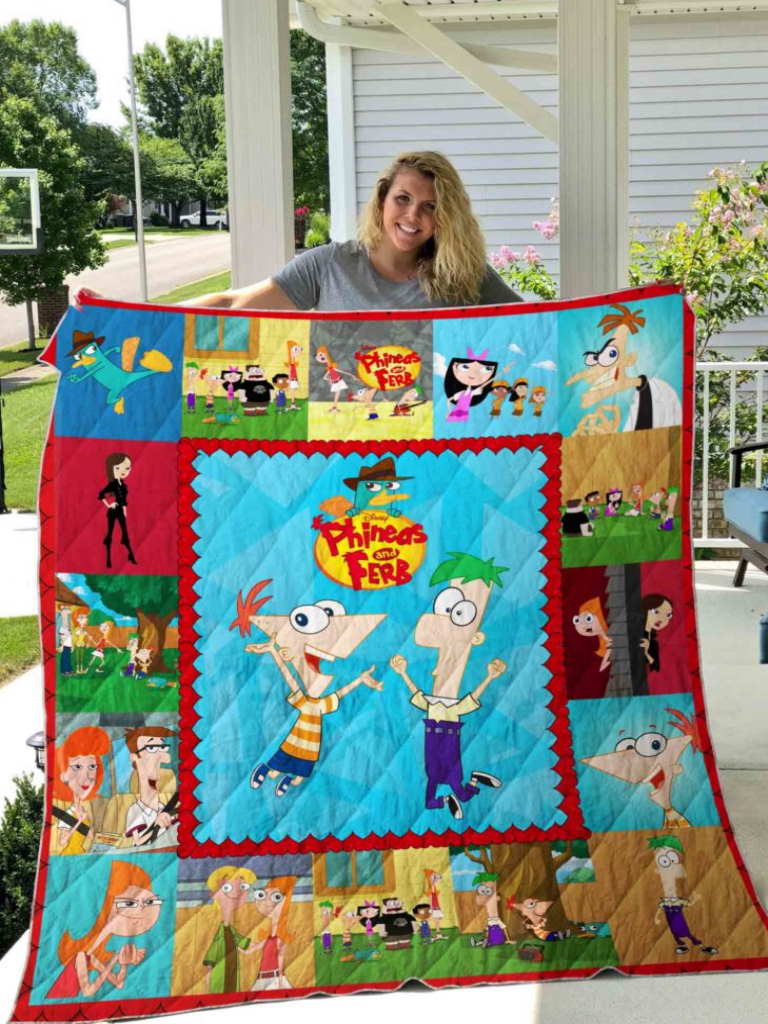 Phineas And Ferb Quilt Blanket