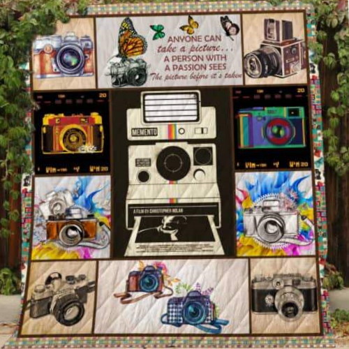 Photography Lover 3D Quilt Blanket