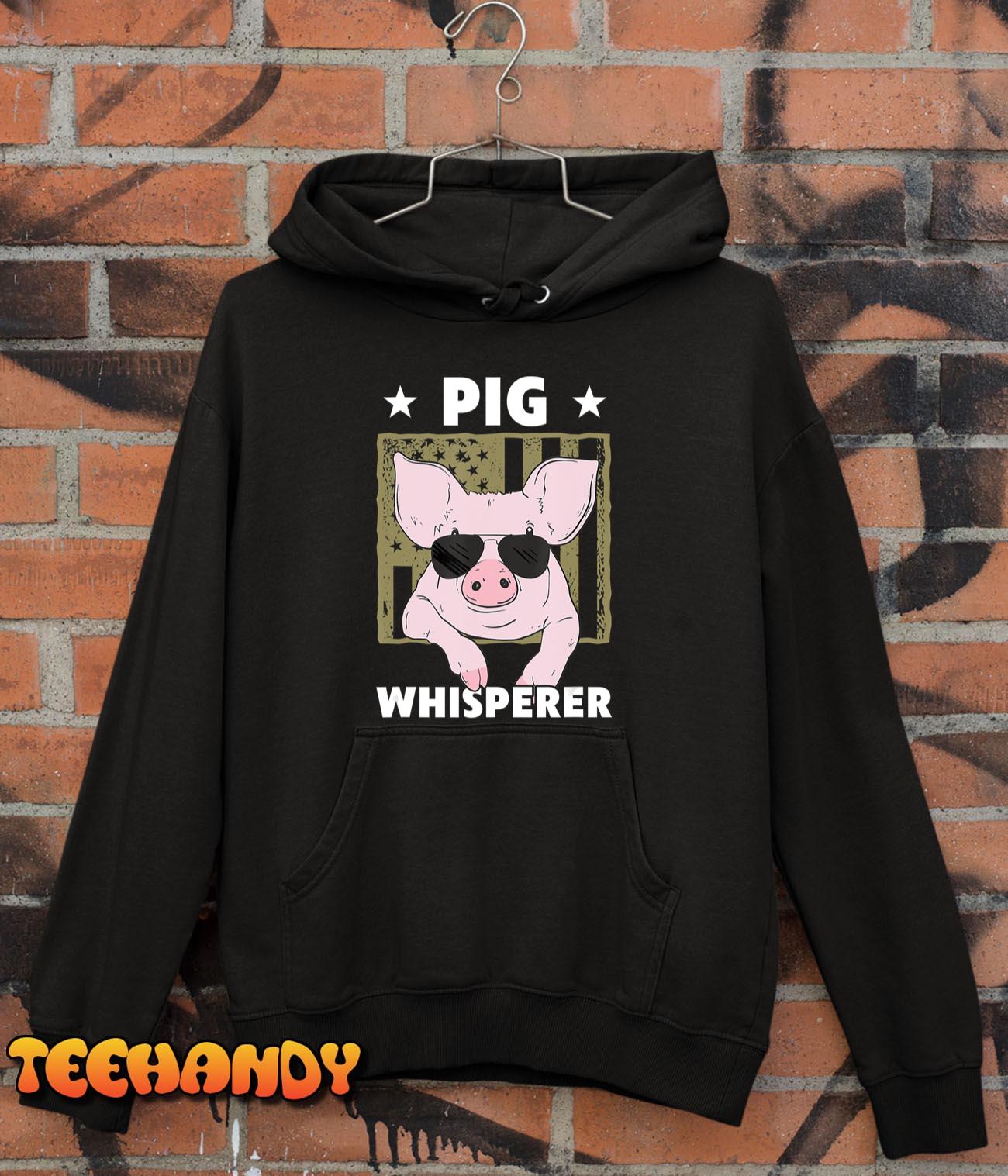 Pig Whisperer Pig Design For Men Hog Farmer T-Shirt