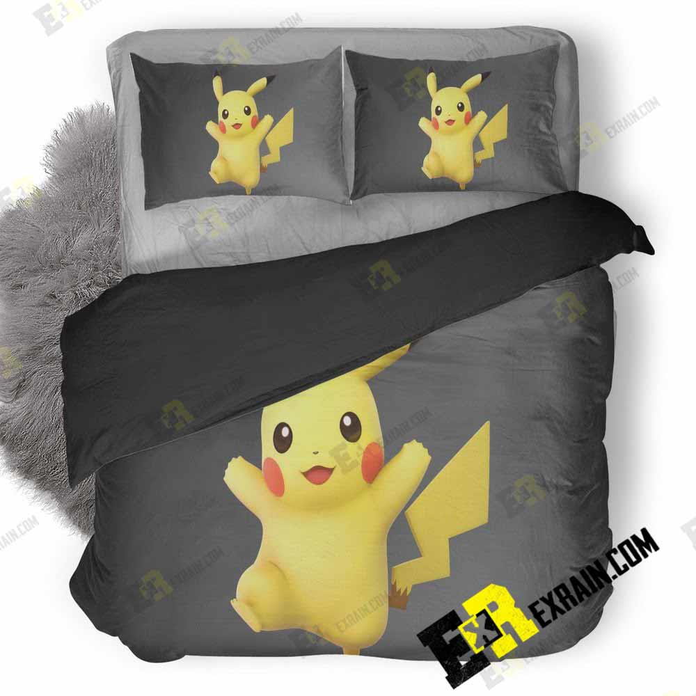 Pikachu Super Smash Bros Ultimate Td 3D Bedding Set