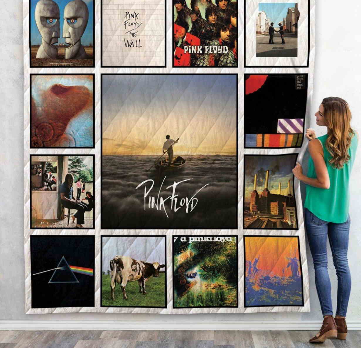 Pink Floyd Album3D Quilt Blanket