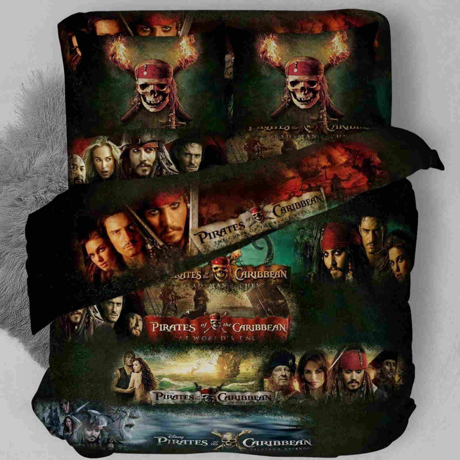 Pirates Of The Caribbean Series Season Bedding Set