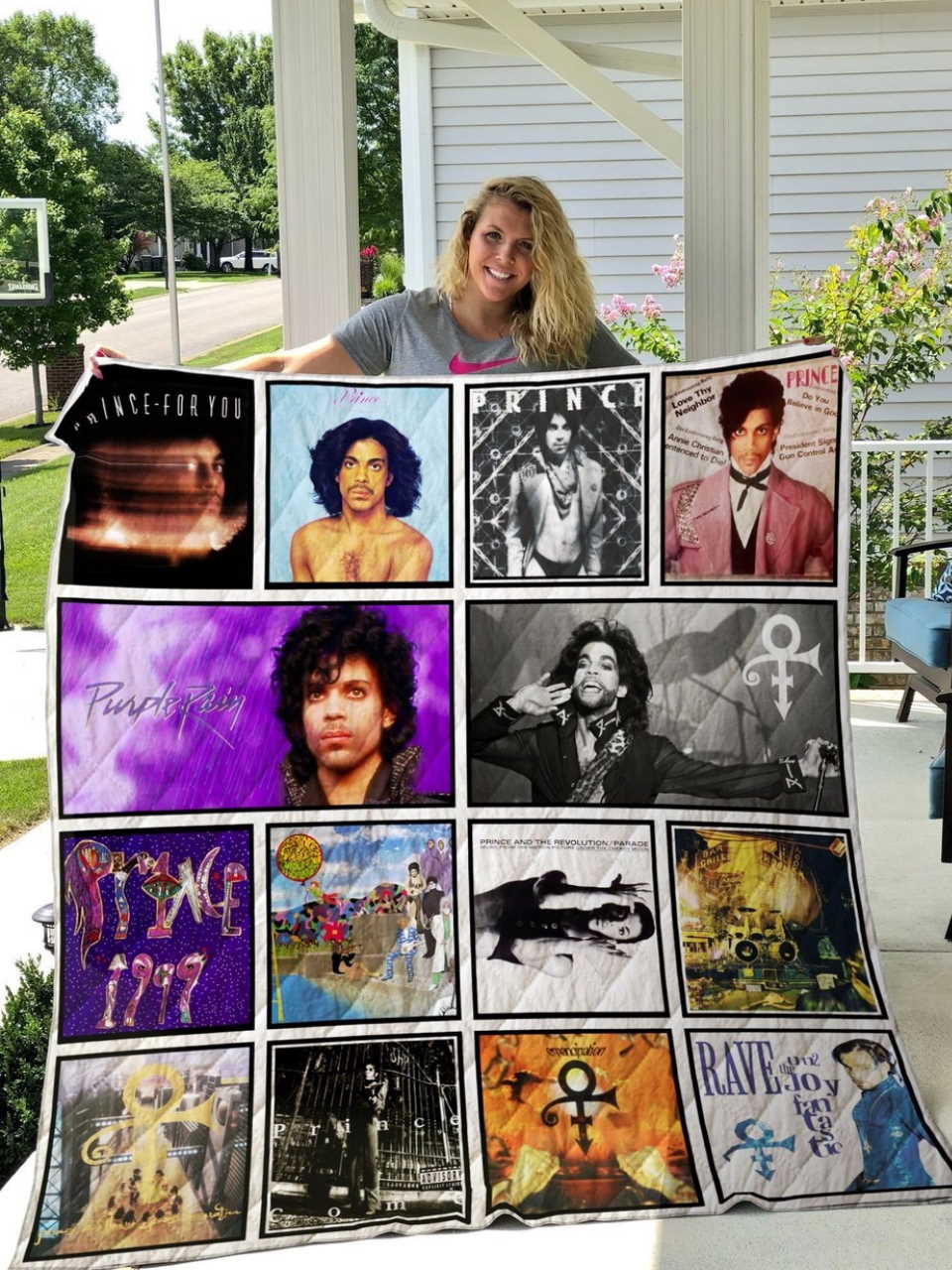 Prince All Over Printed Quilt Blanket