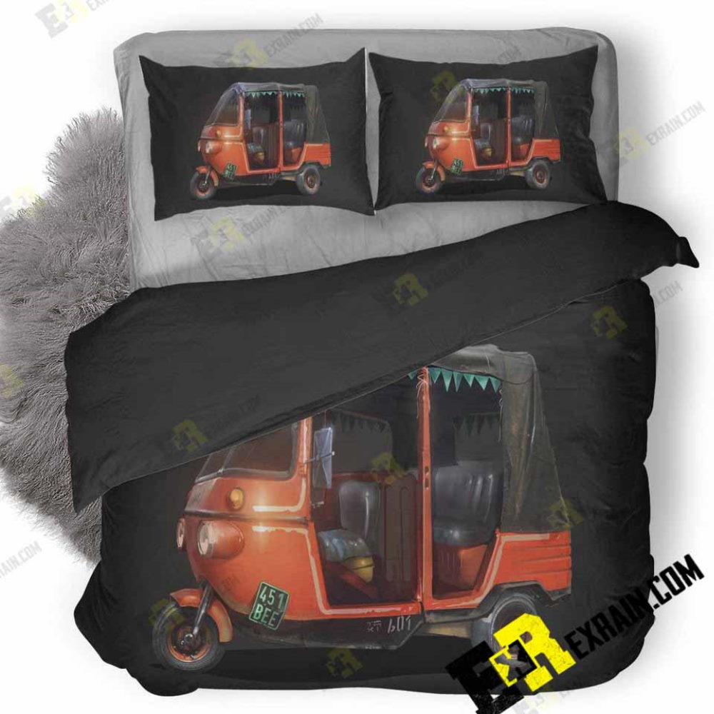 Pubg Tuk Tuk Pm 3D Bedding Set