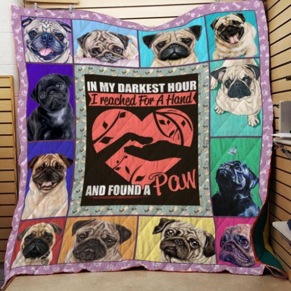 Pug Lovers 3D Quilt Blanket