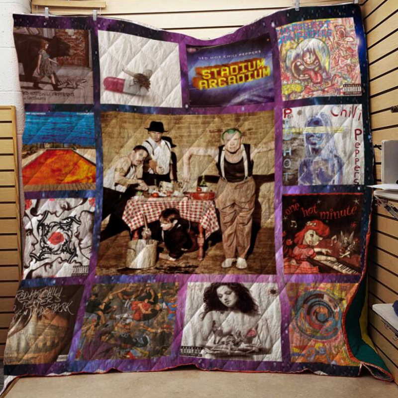 Red Hot Chili Peppers Band Albums Quilt Blanket