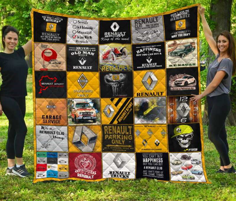 Renault 3D Quilt Blanket