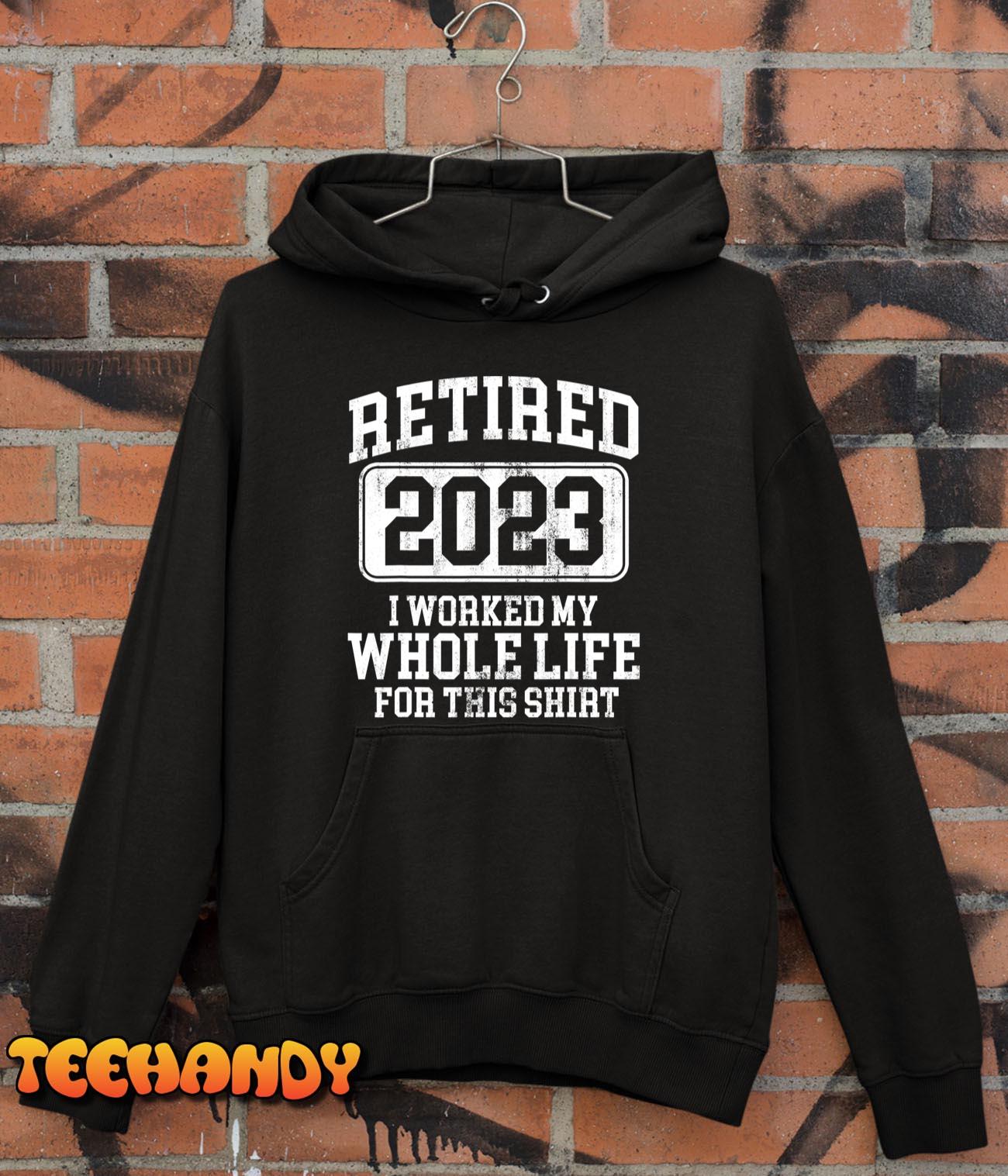 Retired 2023 Retirement Men Women Humor T-Shirt