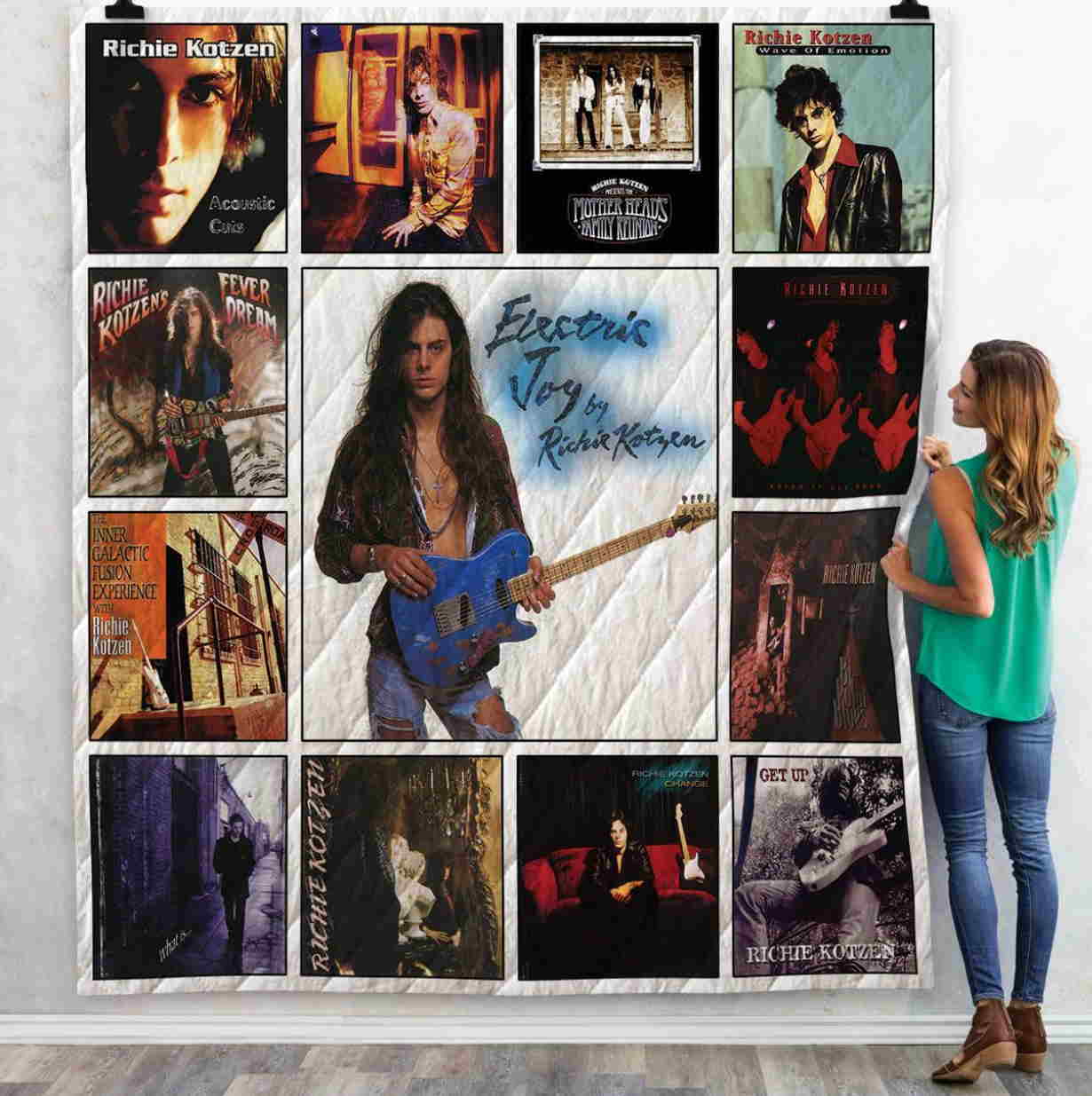 Richie Kotzen Albums 3D Quilt Blanket