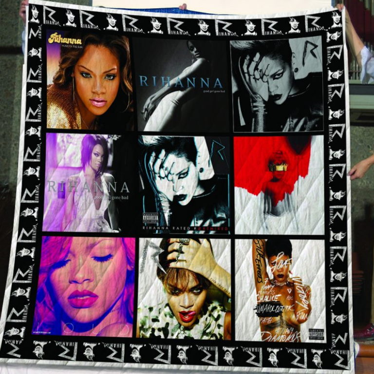 Rihanna Quilt Blanket