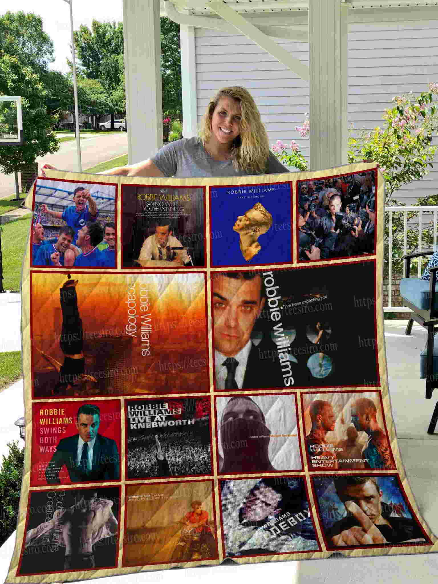 Robbie Williams 3D Quilt Blanket