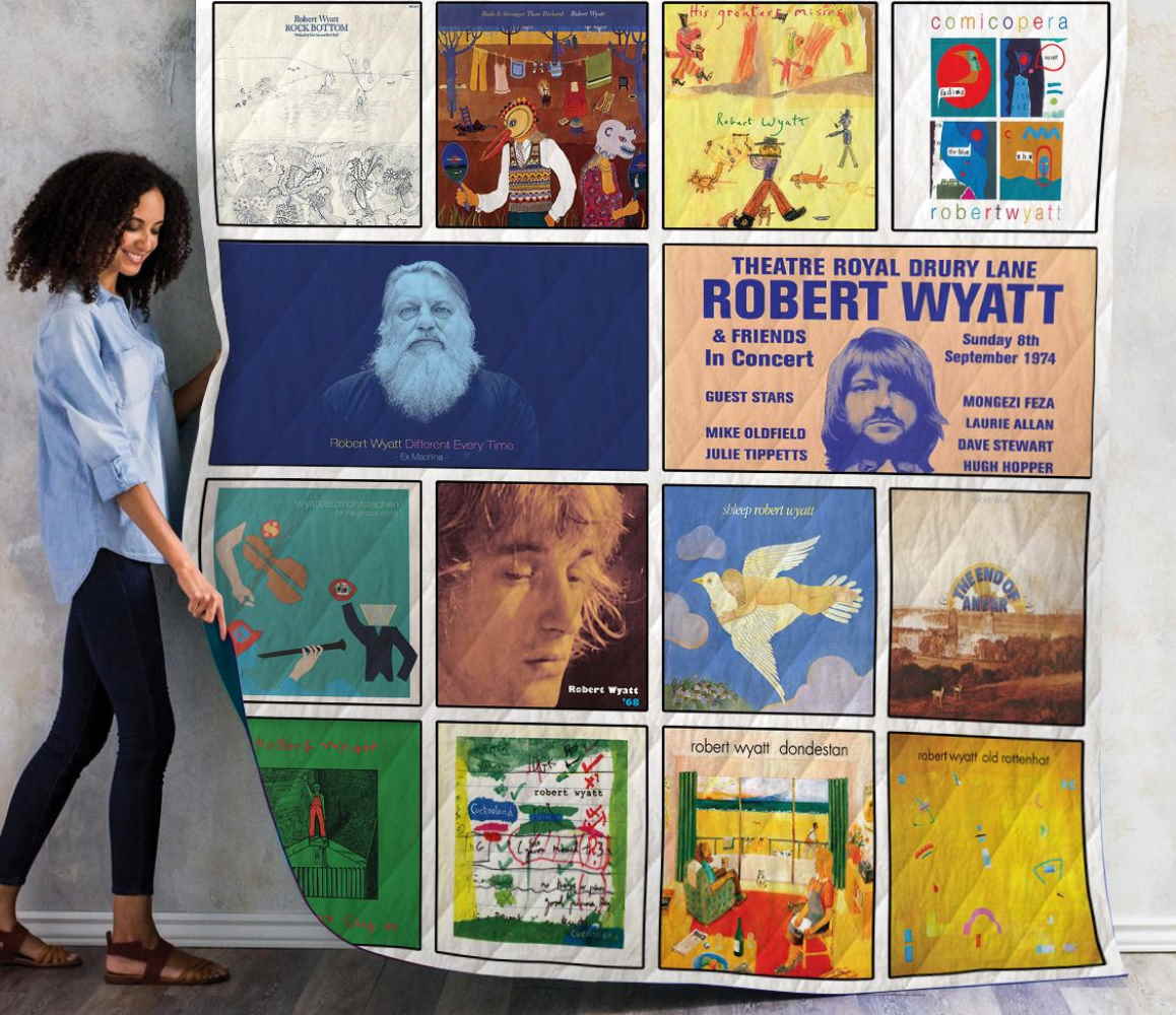 Robert Wyatt Albums All Over Printed Quilt Blanket