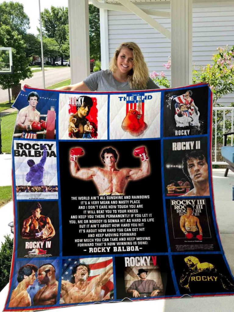 Rocky Balboa 3D Quilt Blanket