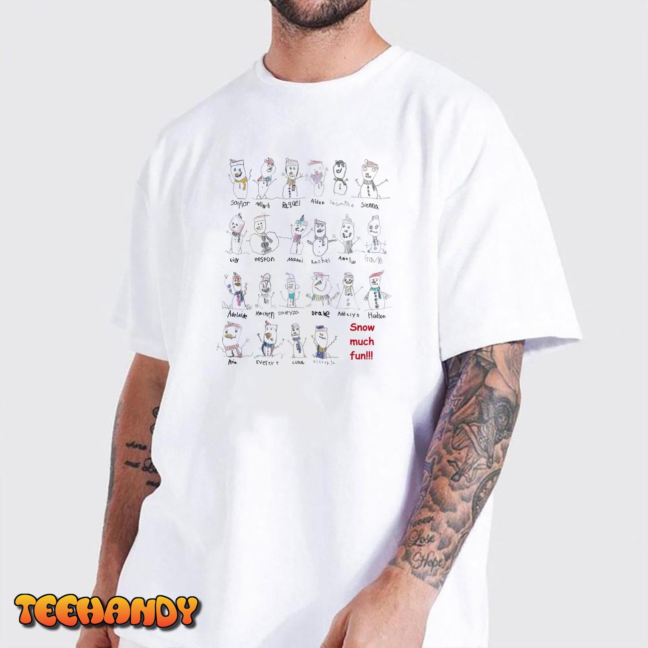 RPC Kindergarten Snowmen T-Shirt