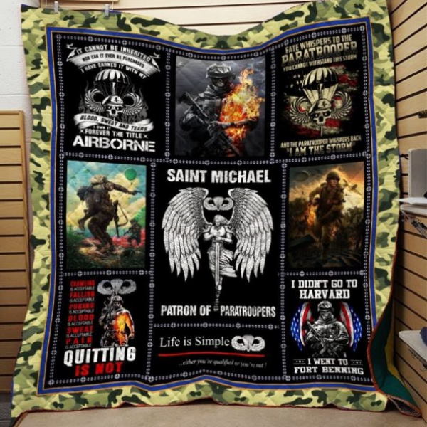 Saint Michael Printing Quilt Blanket