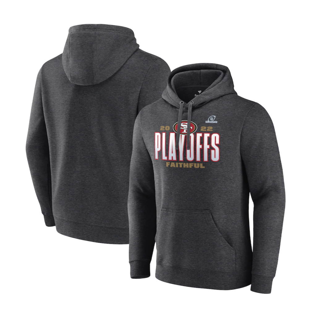 San Francisco 49ers 2022 NFL Playoffs Our Time Pullover Hoodie