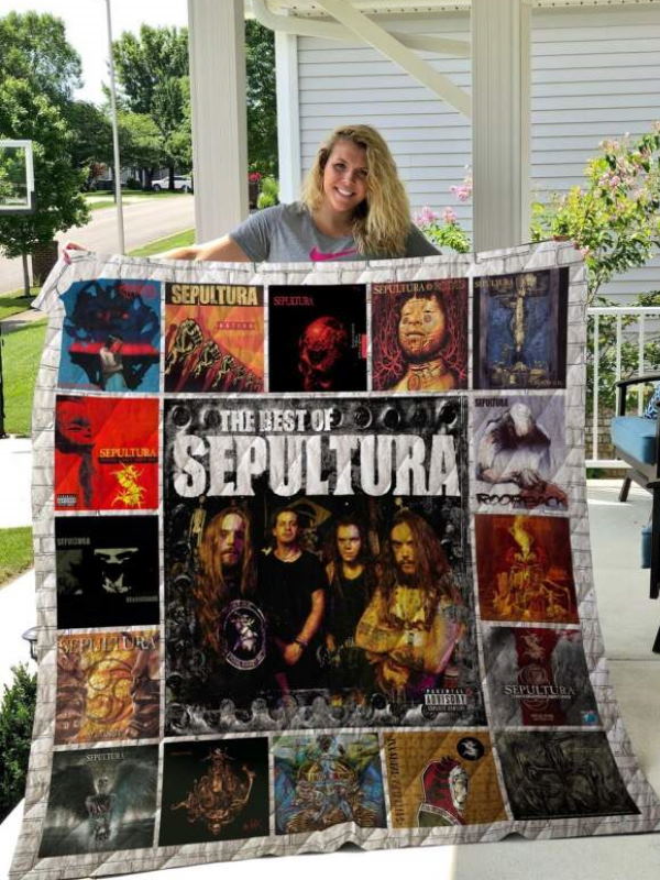 Sepultura Albums 3D Quilt Blanket