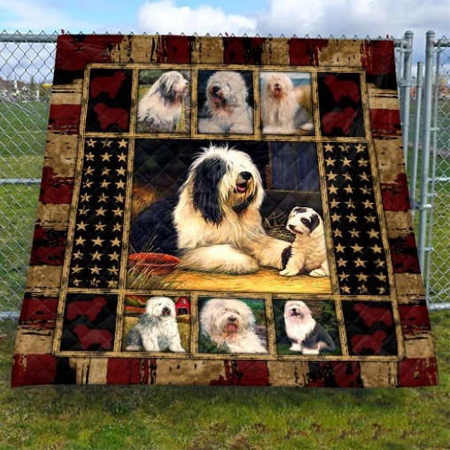 Sheep Dog Better Friend Quilt Blanket