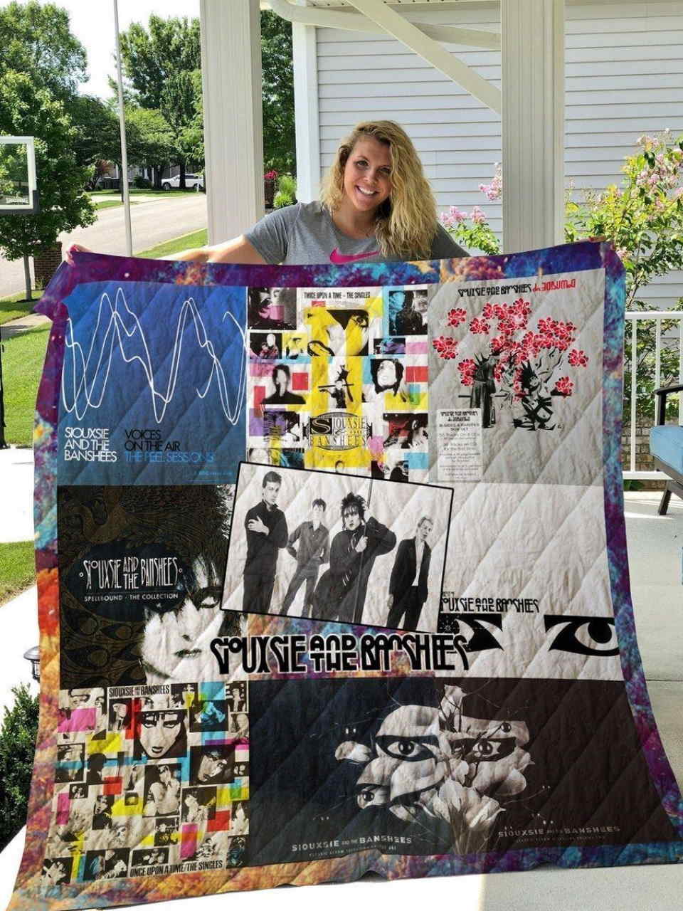 Siouxsie And The Banshees Compilation Albums 3D Quilt Blanket