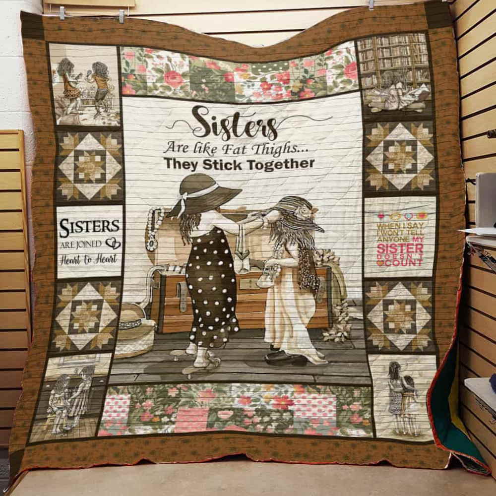 Sisters 3D Quilt Blanket