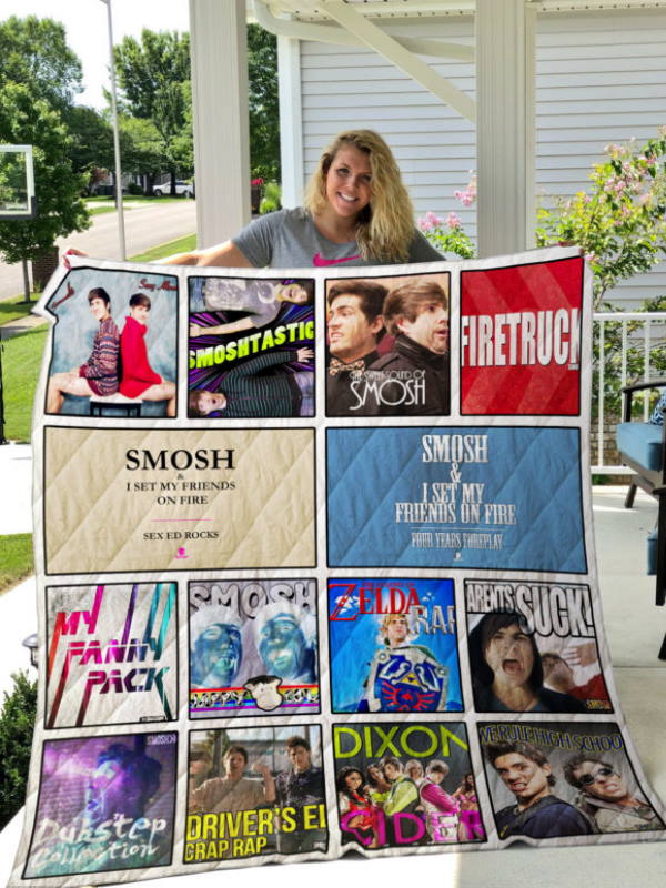 Smosh 3D  All Over Printed Quilt Blanket