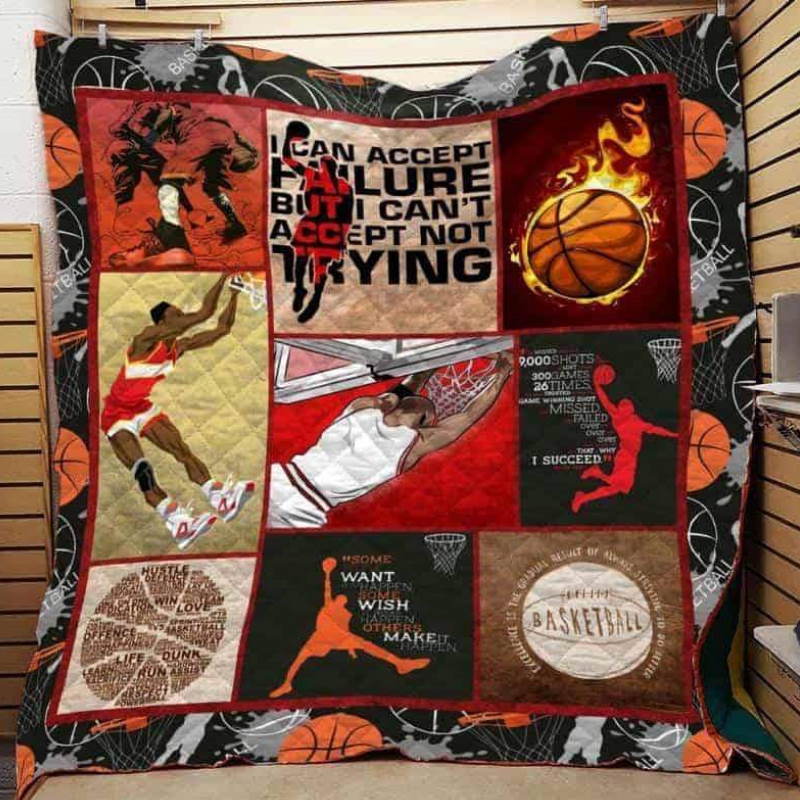 Some Wish Basketball 3D Quilt Blanket