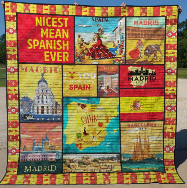 Spanish 3D Quilt Blanket