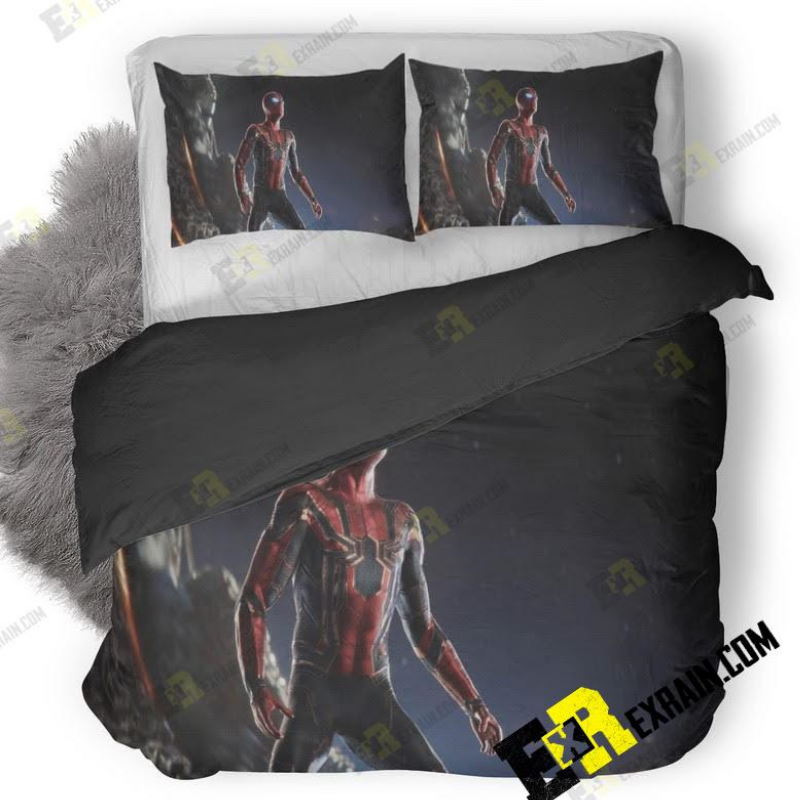 Spiderman In Intergalactic Space Avengers Infinity War Qu 3D Bedding Set