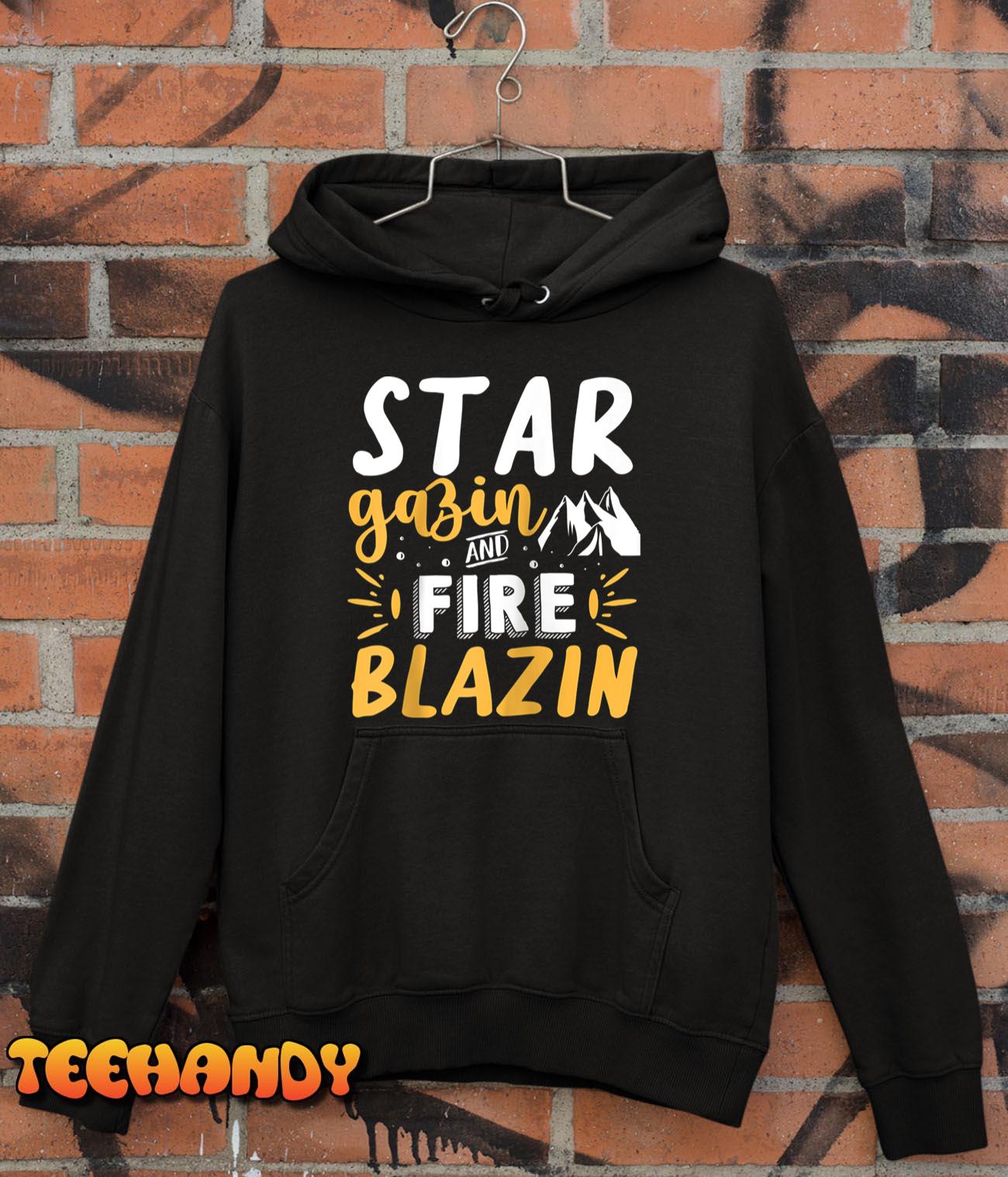 Star Gazin And Fire Blazin Raglan Baseball Hoodie