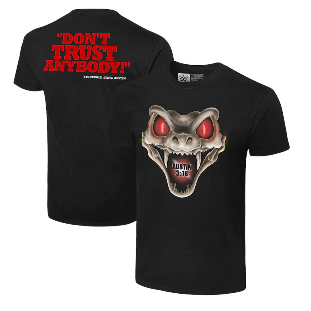 Steve Austin Retro Don’t Trust Anybody T-Shirt